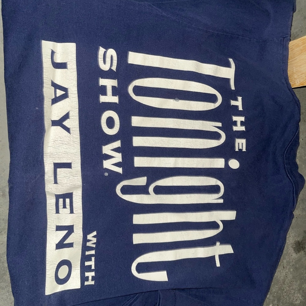 The Tonight Show with Jay Leno Navy Sweatshirt
